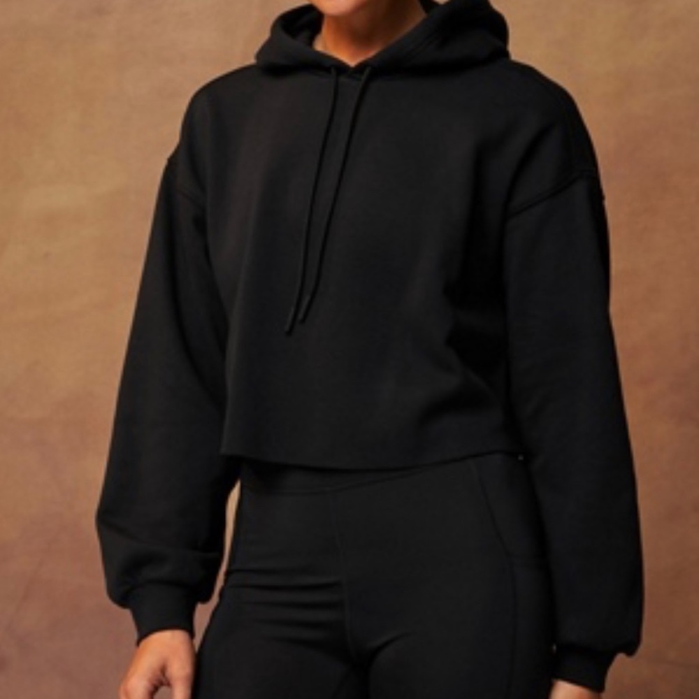 NWT FABLETICS Cozy Fleece Cropped Hoodie Small